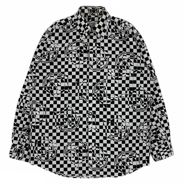 90s 아이스버그 펠릭스 체크 셔츠