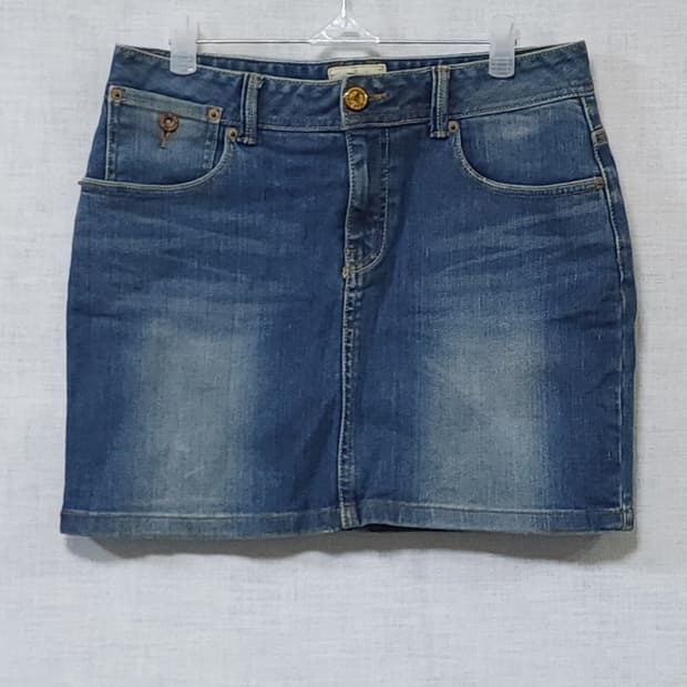 상태최상) 빈폴 정품 BEAN POLE 데님 미니 스커트 청치마 여름 치