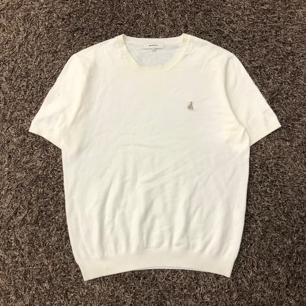 M 빈폴 신형 코튼 니트 반팔 티셔츠