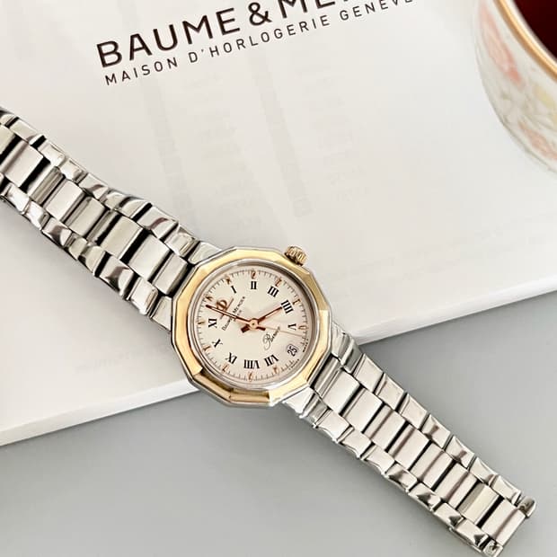 BAUME & MERCIER 보메 메르시에 리비에라 18k골드 콤비 시계