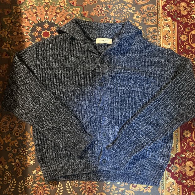 AFTER PRAY knit zip-up