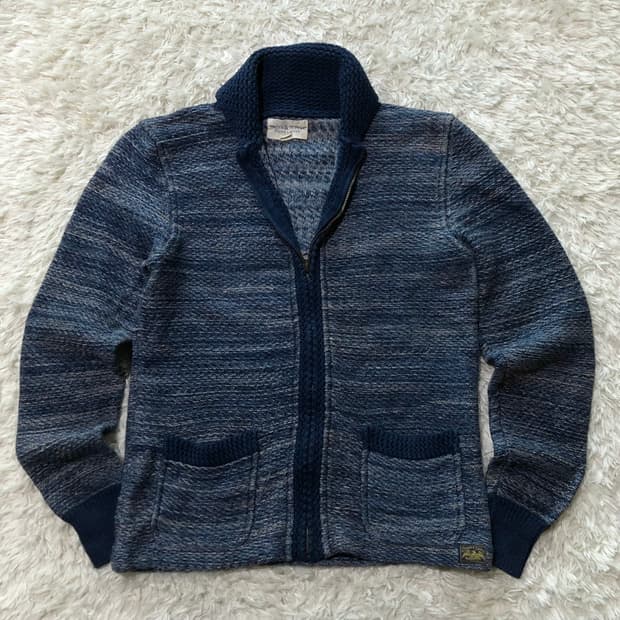 폴로 데님앤서플라이 코위찬 니트 가디건 자켓