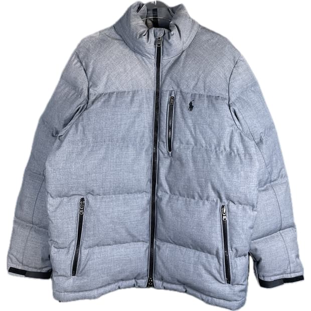 [M] 폴로 랄프로렌 울 블렌드 푸퍼 덕다운 패딩