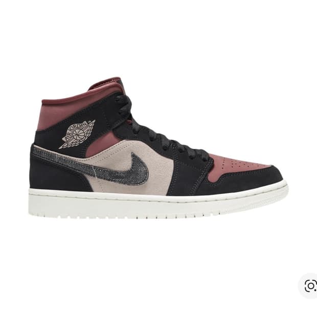 나이키 조던 1 미드 버건디 더스티 핑크