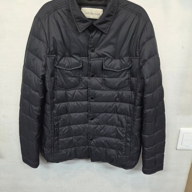 켈빈클라인 경량 카라 패딩자켓 m