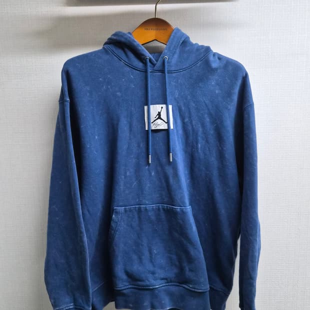 XL) 나이키 조던 에센셜 워시드 프렌치 블루 후드티 팝니다