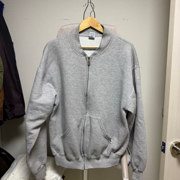 러셀 스웻 집업 (후드없는버전)