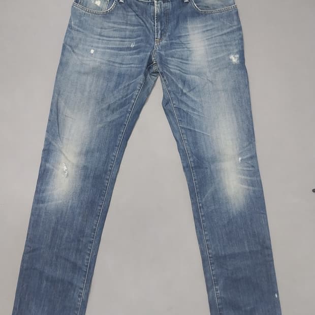 [33] 돌체앤가바나 13SS 진청 데미지 워싱 14클래식 진 청바지