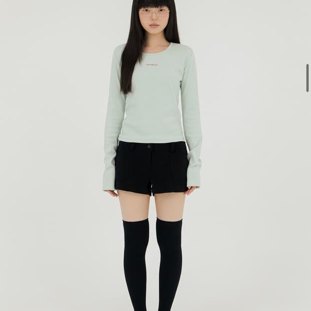 미레코 MINI LOGO T-SHIRT MINT