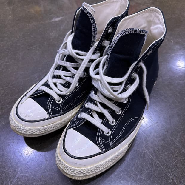 컨버스 척테일러 70 하이 블랙 슈즈 스니커즈 265