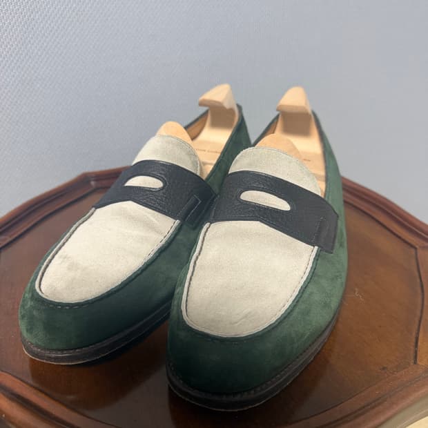 존롭 lopez 커스텀오더 로퍼 [8.5EE]