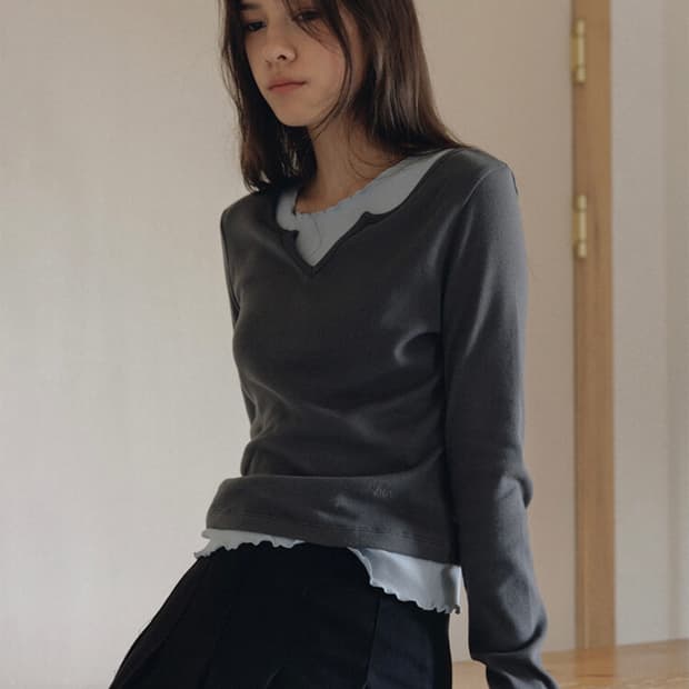 앤니즈 Tender layered long sleeve