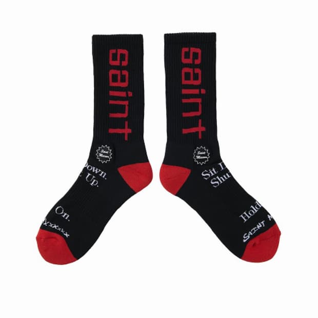 [새상품] 세인트미카엘 양말 싯 다운 삭스 블랙