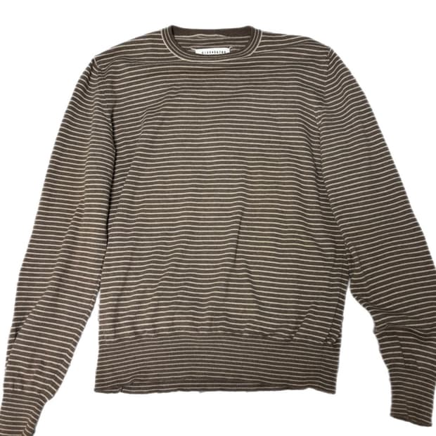 07ss martin margiela stripe knit