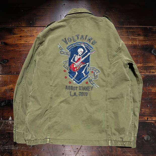 쟈딕앤볼테르 러브 클럽 밀리터리 야상자켓