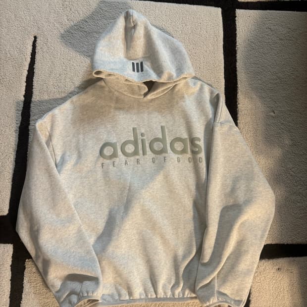 [L] 피어오브갓 아디다스 후드