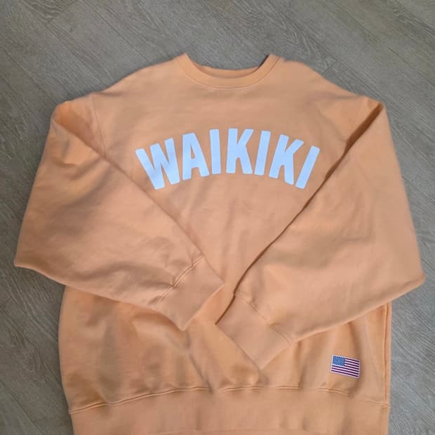 호텔 세리토스 와이키키 맨투맨 오렌지 3사이즈