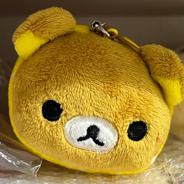 고전) 리락쿠마 동전 지갑 키링