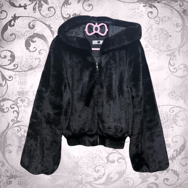 오네갸루 지뢰계 퍼후드집업 퍼자켓