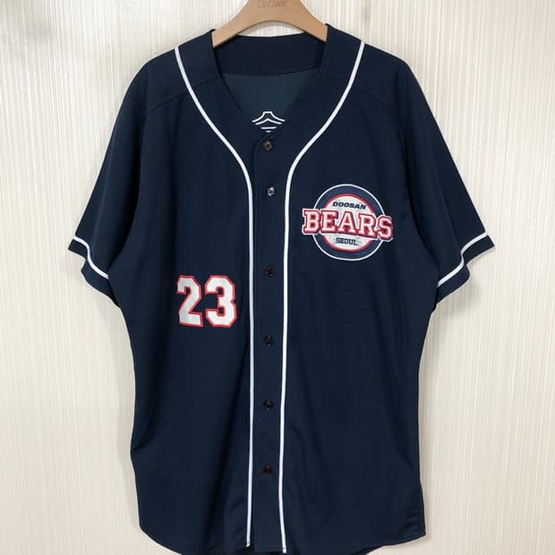 KBO 위팬 두산베어스 원정 선수실착 유니폼/져지 #23 최승환