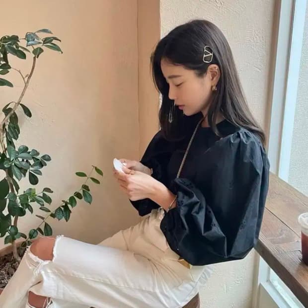 (새상품) 정품 기은세 가니 블라우스ㅜ