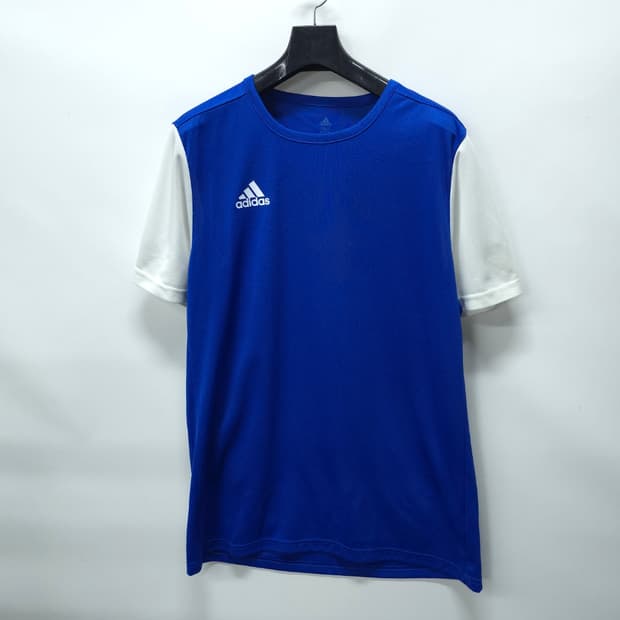 아디다스 에스트로 19 블루 반팔 티셔츠 2XL