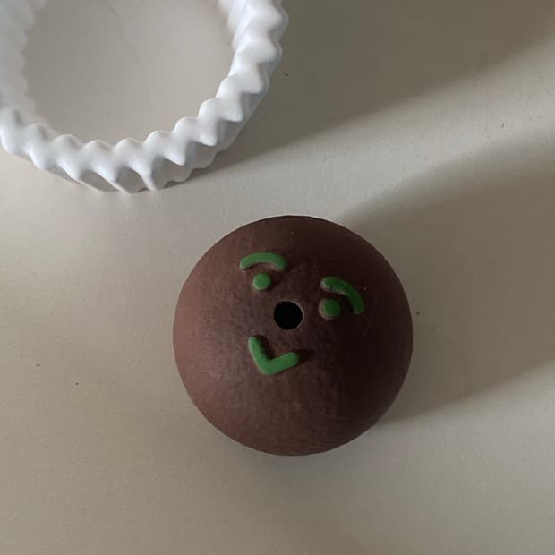 두쫀쿠 인센스홀더 + 트레이 세트 상품