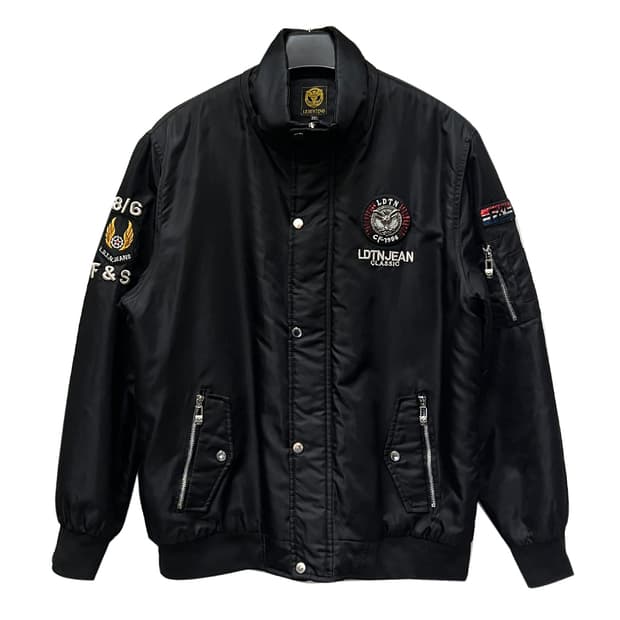 LEDUBTINO 빈티지 쉐르파 항공 봄버 자켓 3XL