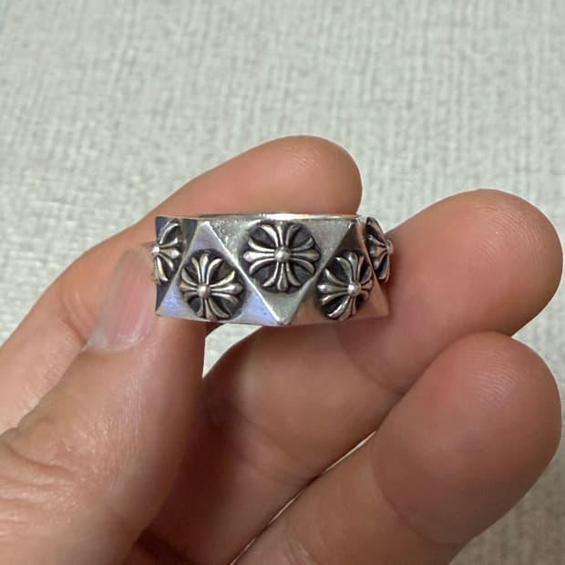 [US10.5, 한국 23호] 크롬하츠 펜타곤 플러스링 