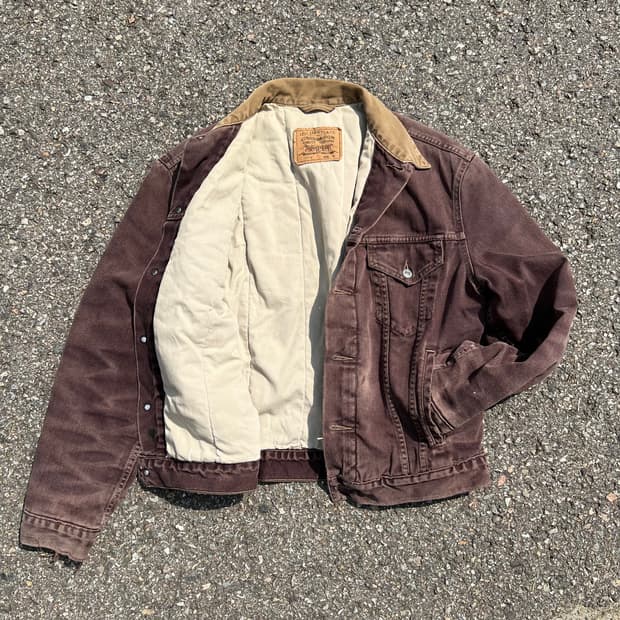 90‘s Levi’s 70614-77 패디드 보로 데님 자켓