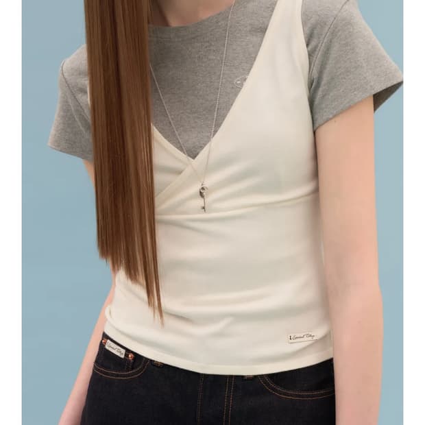 포유온 Filo Two-way sleeveless 필로 투웨이 슬리브리스