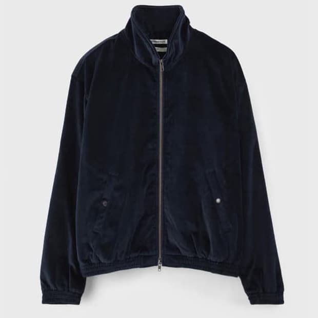 Birthday Suit 벌스데이 수트 벨벳 헤링본 자켓 (네이비)