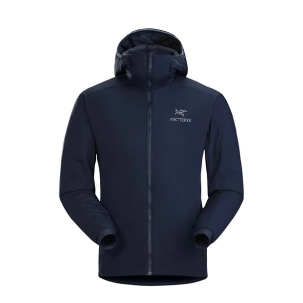 아크테릭스 아톰 후디 킹피셔 네이비