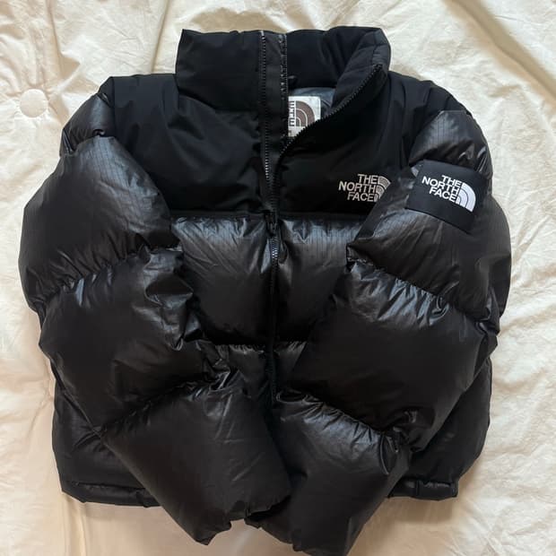 (W) 노스페이스 화이트 라벨 노벨티 눕시 다운 자켓 블랙 M