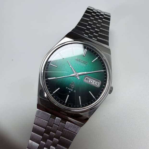 70s SEIKO TYPE II 7546 Green