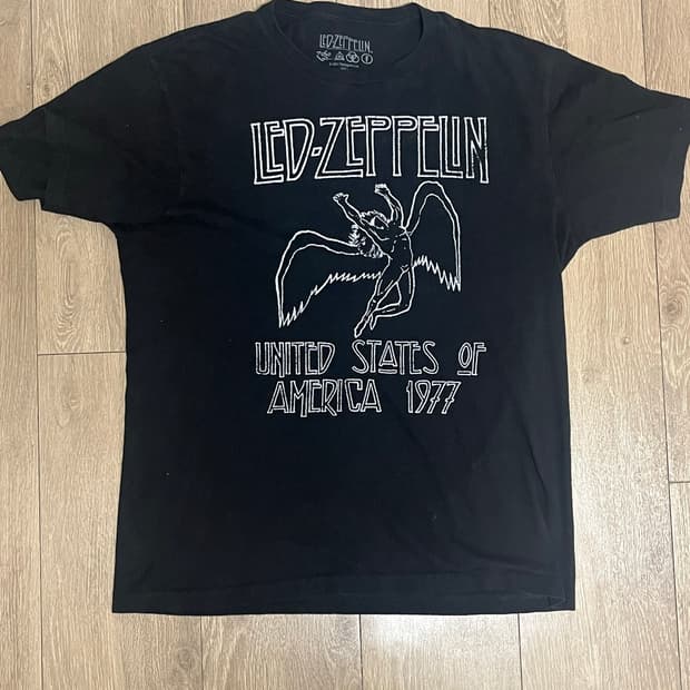 Led Zeppelin 레드 제플린 락밴드 티셔츠