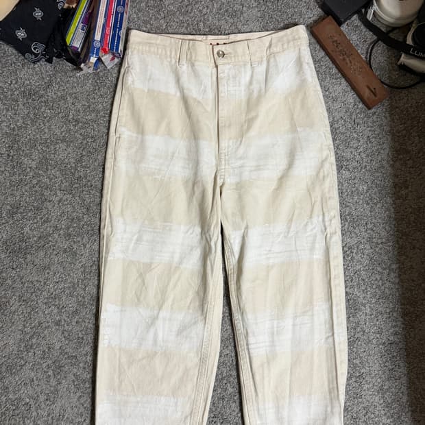 마르니 와이드 페인트 데님