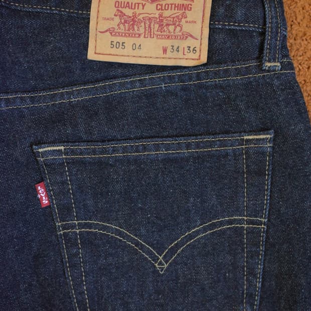 34x36 리바이스 505 청바지