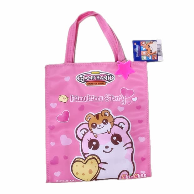 하무하무 핫핑크 고전문구 손가방 + 핫핑크 별 ⭐️