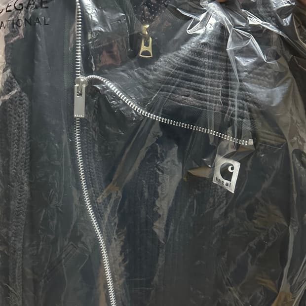 사카이X칼하트 25Aw 울 니트 블루종