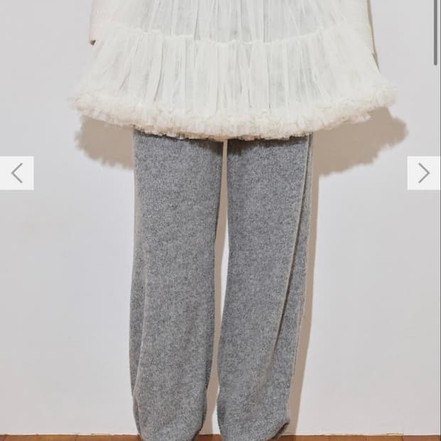 sinoon Tute skirt cream 시눈 튜튜 스커트