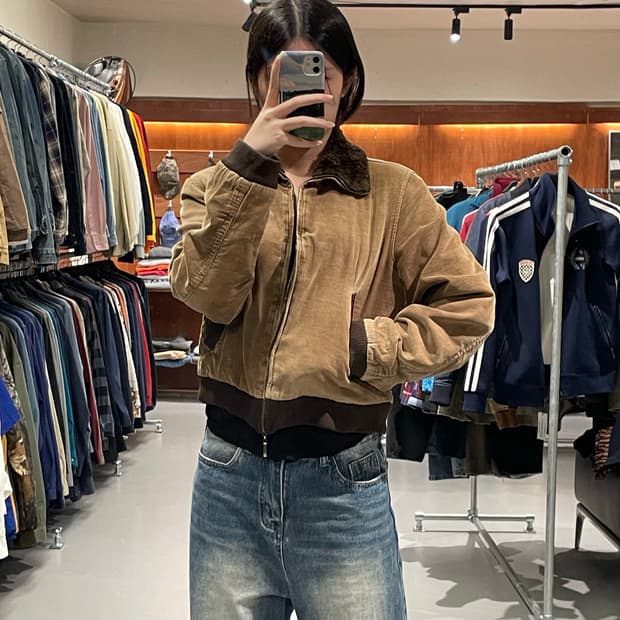 빈티지 쉐르파 자켓  