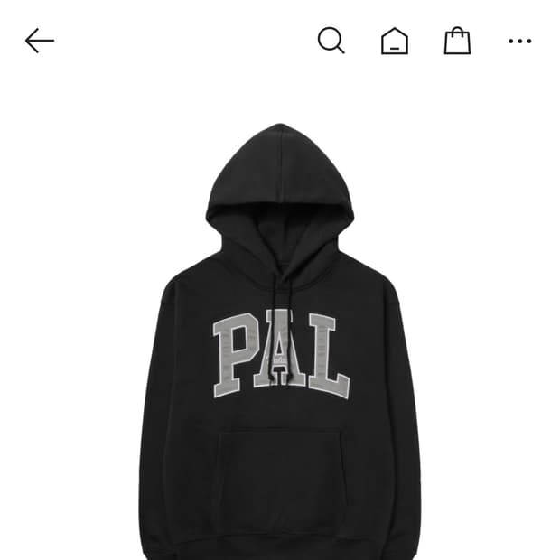 팔라스 갭 후드 블랙 m