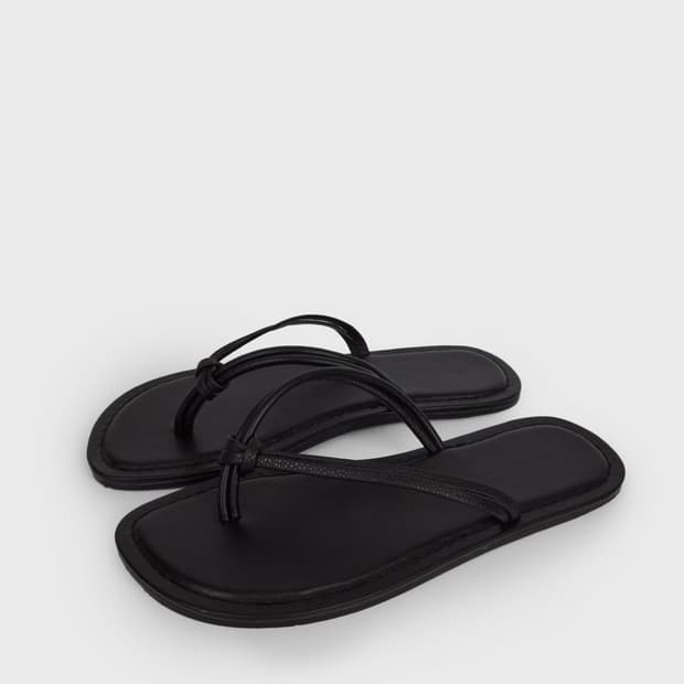 youth, knotted strap flip-flop 42
