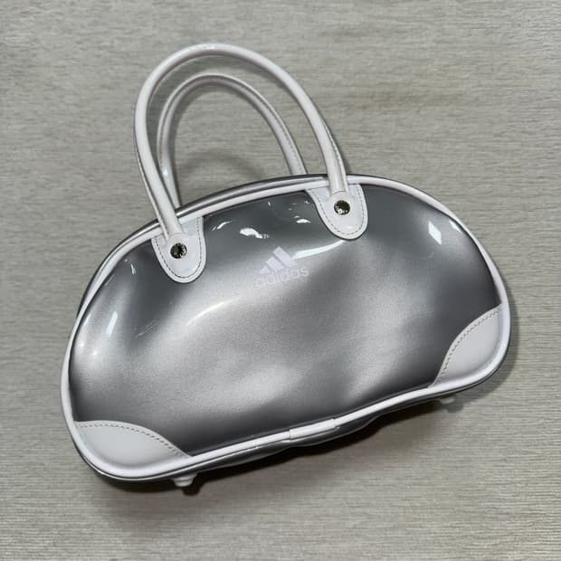 아디다스 일본 빈티지 볼링백 그레이