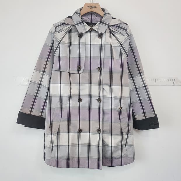 닥스 체크 트렌치 코트