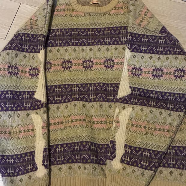 [3] KAPITAL 캐피탈 페어아일 본 니트