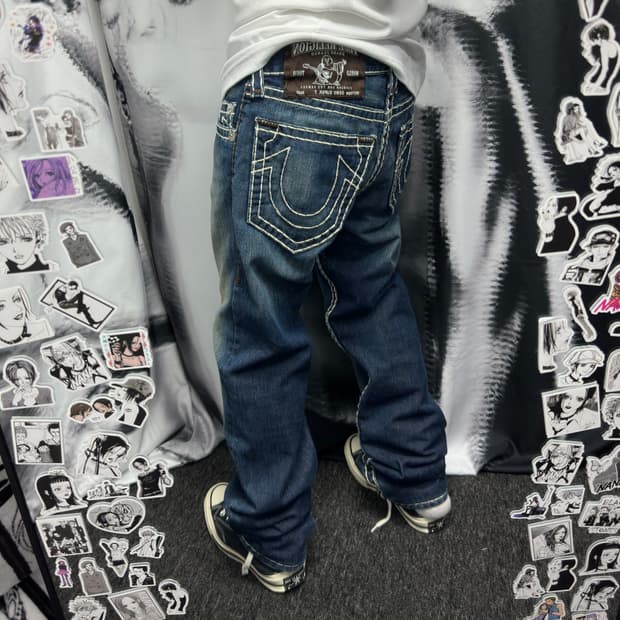 트루진 트루릴리전 슈퍼 데님팬츠