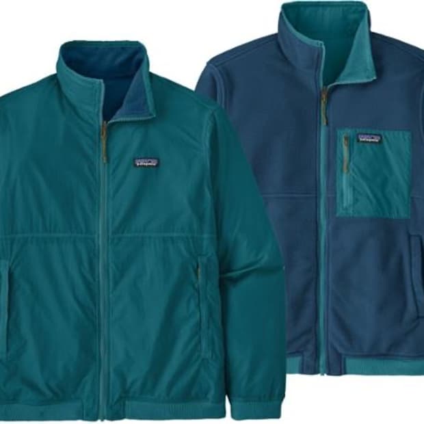 파타고니아 리버서블 쉘드 마이크로디니 플리스 자켓 L