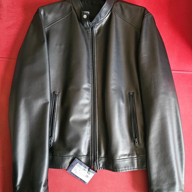 [50] 프라다 리버시블 레더 자켓